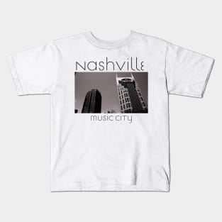 Nashville music city Kids T-Shirt
